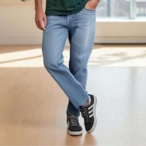 Lucky 361 Vintage Straight Men's Blue Jeans 36x30 (JE-15)